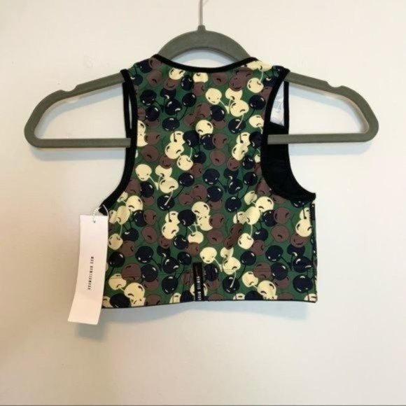 ADAM SELMAN SPORT ZIP FRONT CROP TOP CLASSIC CAMO - Picture 3 of 9